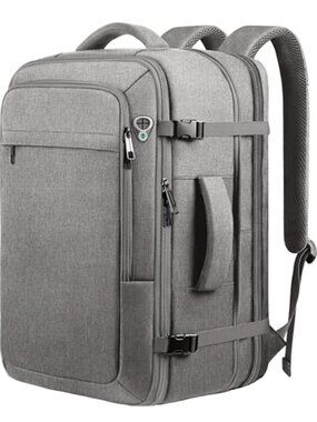 Expandable Travel Backpack 50L Carry On TSA Flight Approved Laptop Weekender Bag